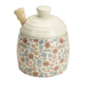 Ditsy Blossom Honey Pot with Drizzler Ref 52956 10.99