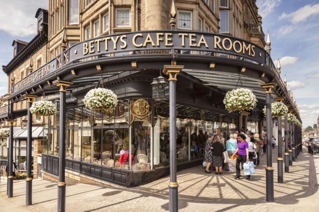 Exterior of Betty's Cafe Tea Rooms